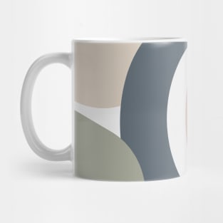 Diseño Abstracto grises y rosas Mug